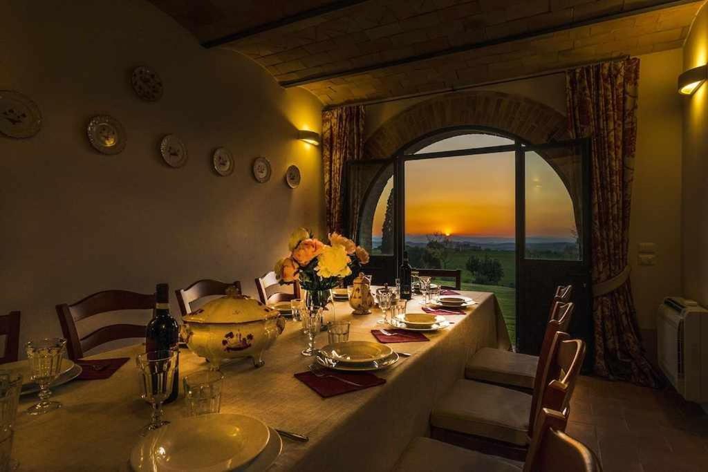 Villa I Cipressini Piscina Riscaldata Spa Toscana Pienza Buitenkant foto
