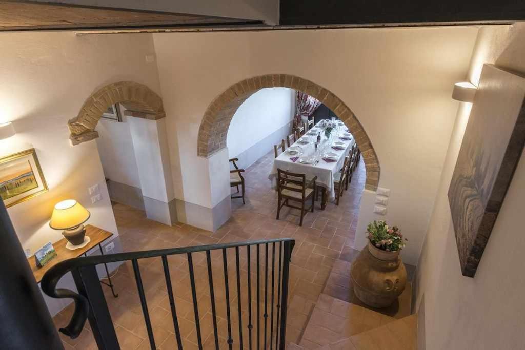 Villa I Cipressini Piscina Riscaldata Spa Toscana Pienza Buitenkant foto