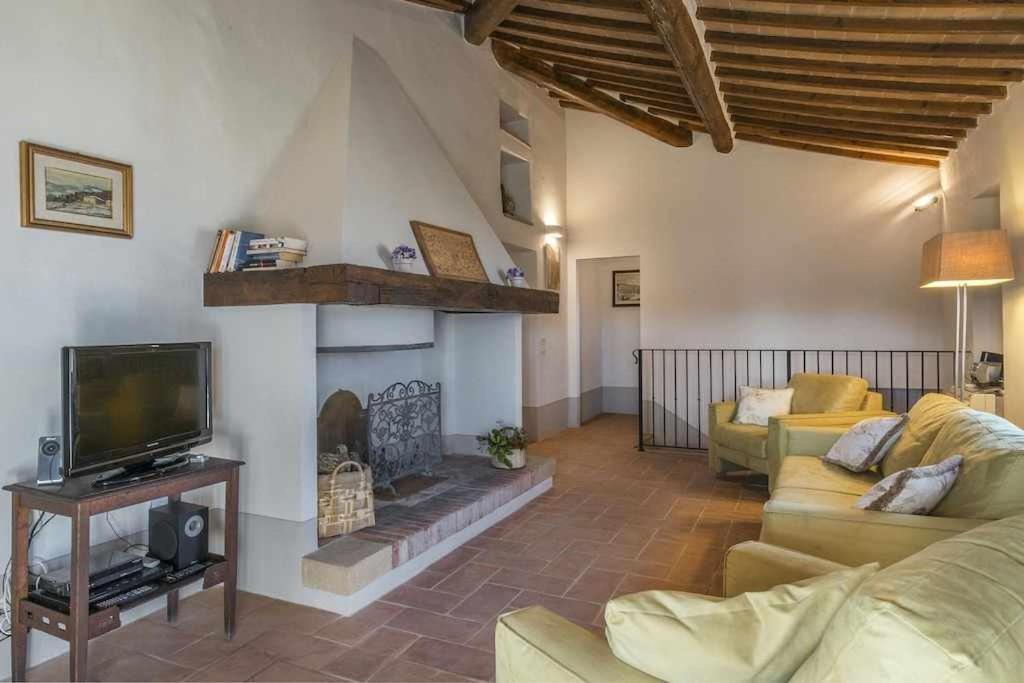Villa I Cipressini Piscina Riscaldata Spa Toscana Pienza Buitenkant foto