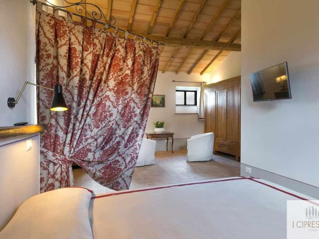 Villa I Cipressini Piscina Riscaldata Spa Toscana Pienza Buitenkant foto