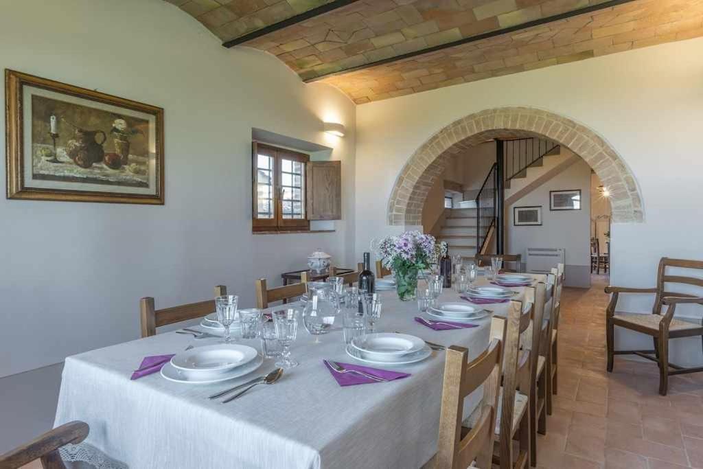 Villa I Cipressini Piscina Riscaldata Spa Toscana Pienza Buitenkant foto