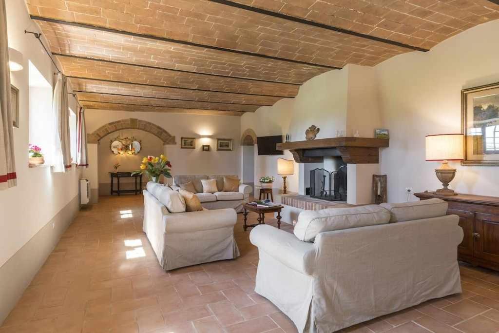 Villa I Cipressini Piscina Riscaldata Spa Toscana Pienza Buitenkant foto
