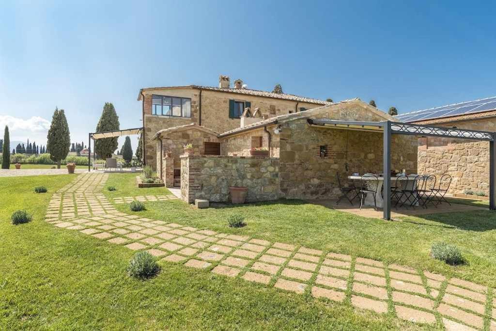 Villa I Cipressini Piscina Riscaldata Spa Toscana Pienza Buitenkant foto