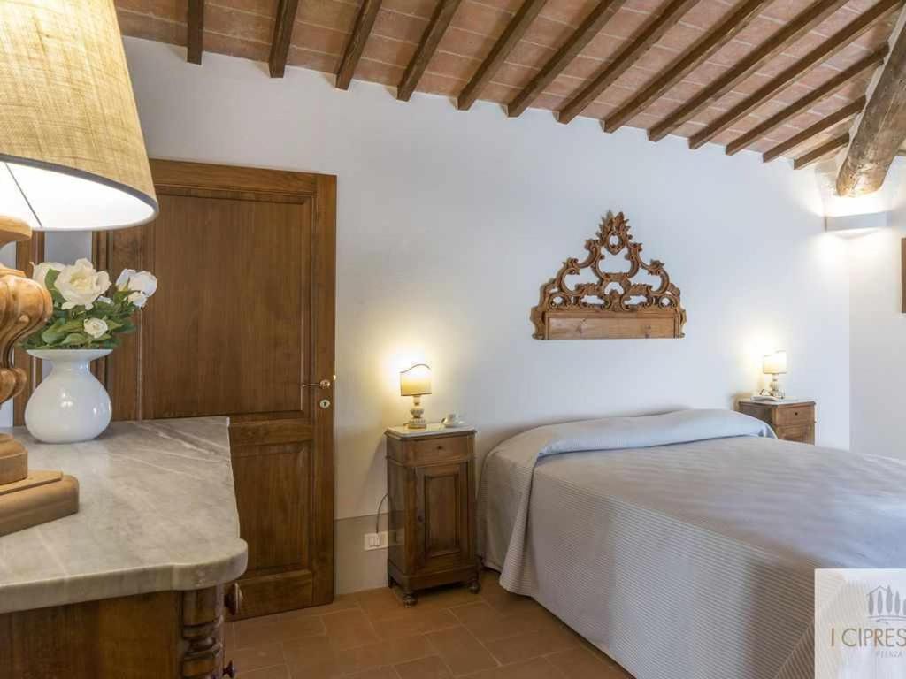 Villa I Cipressini Piscina Riscaldata Spa Toscana Pienza Buitenkant foto
