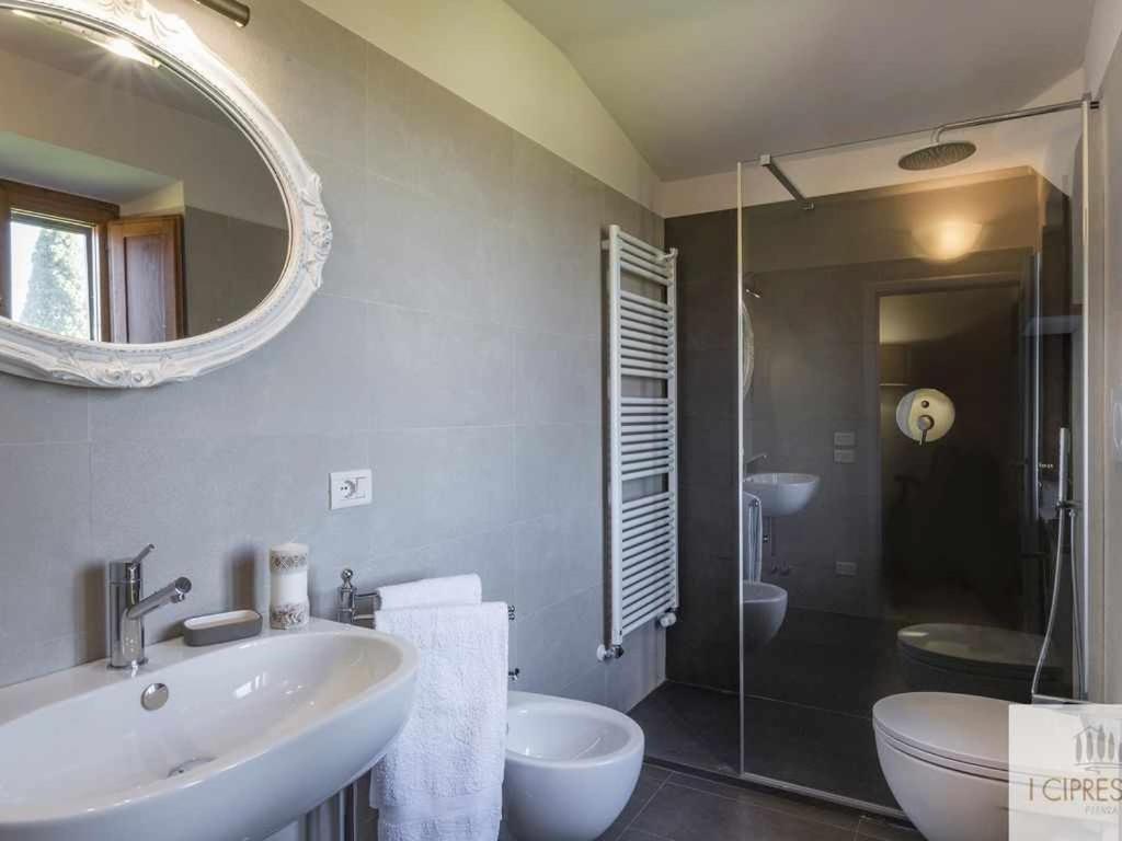 Villa I Cipressini Piscina Riscaldata Spa Toscana Pienza Buitenkant foto