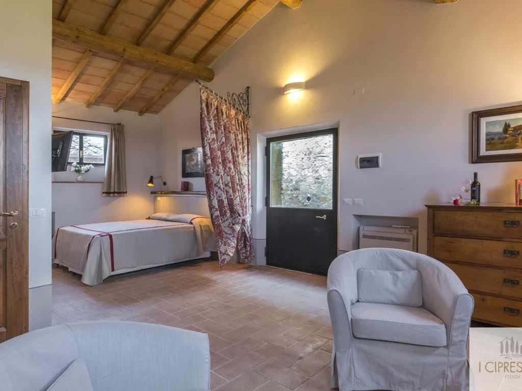 Villa I Cipressini Piscina Riscaldata Spa Toscana Pienza Buitenkant foto