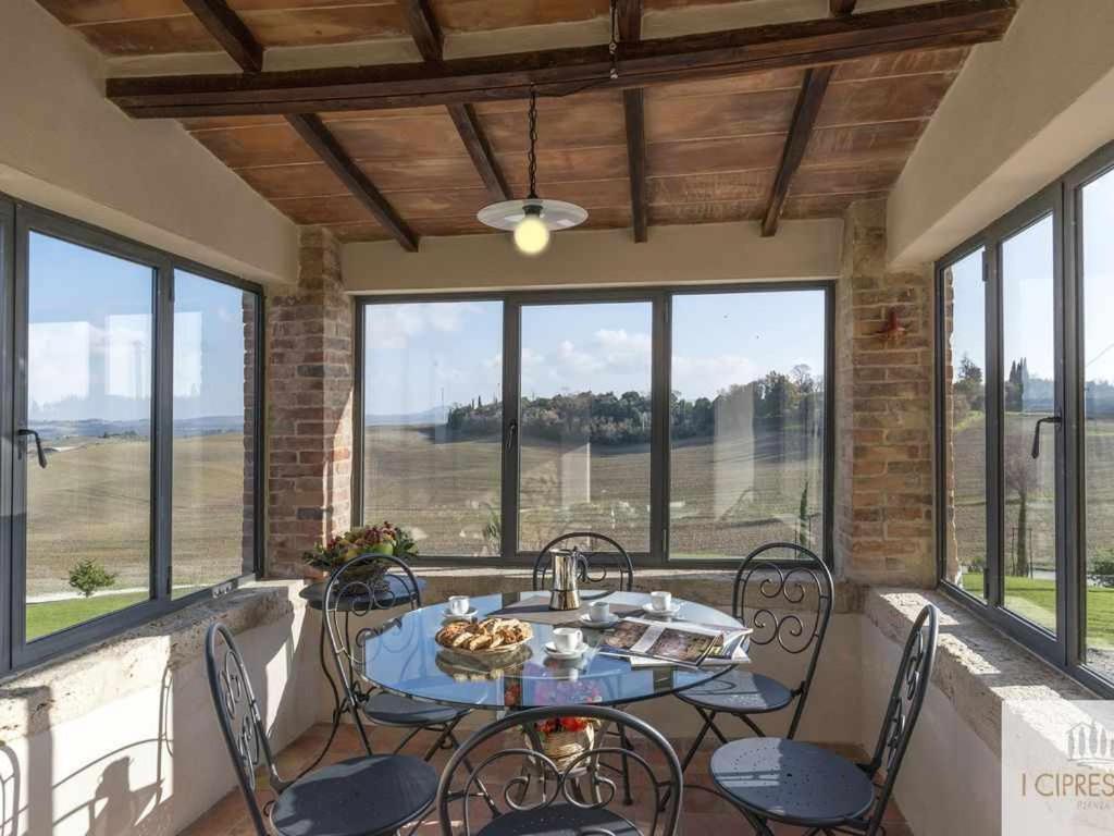 Villa I Cipressini Piscina Riscaldata Spa Toscana Pienza Buitenkant foto