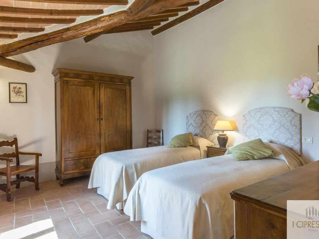 Villa I Cipressini Piscina Riscaldata Spa Toscana Pienza Buitenkant foto