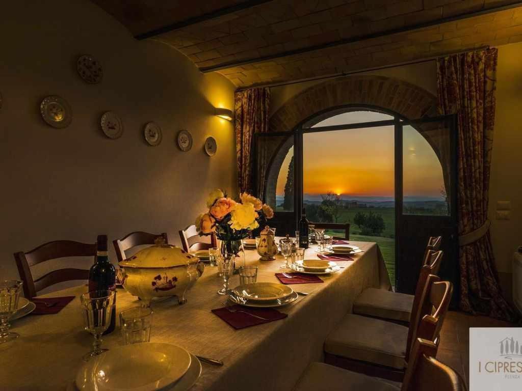 Villa I Cipressini Piscina Riscaldata Spa Toscana Pienza Buitenkant foto