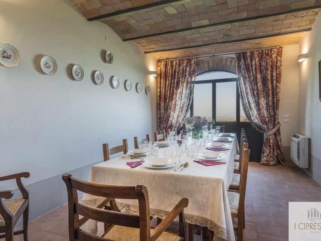 Villa I Cipressini Piscina Riscaldata Spa Toscana Pienza Buitenkant foto