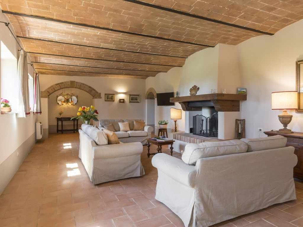Villa I Cipressini Piscina Riscaldata Spa Toscana Pienza Buitenkant foto