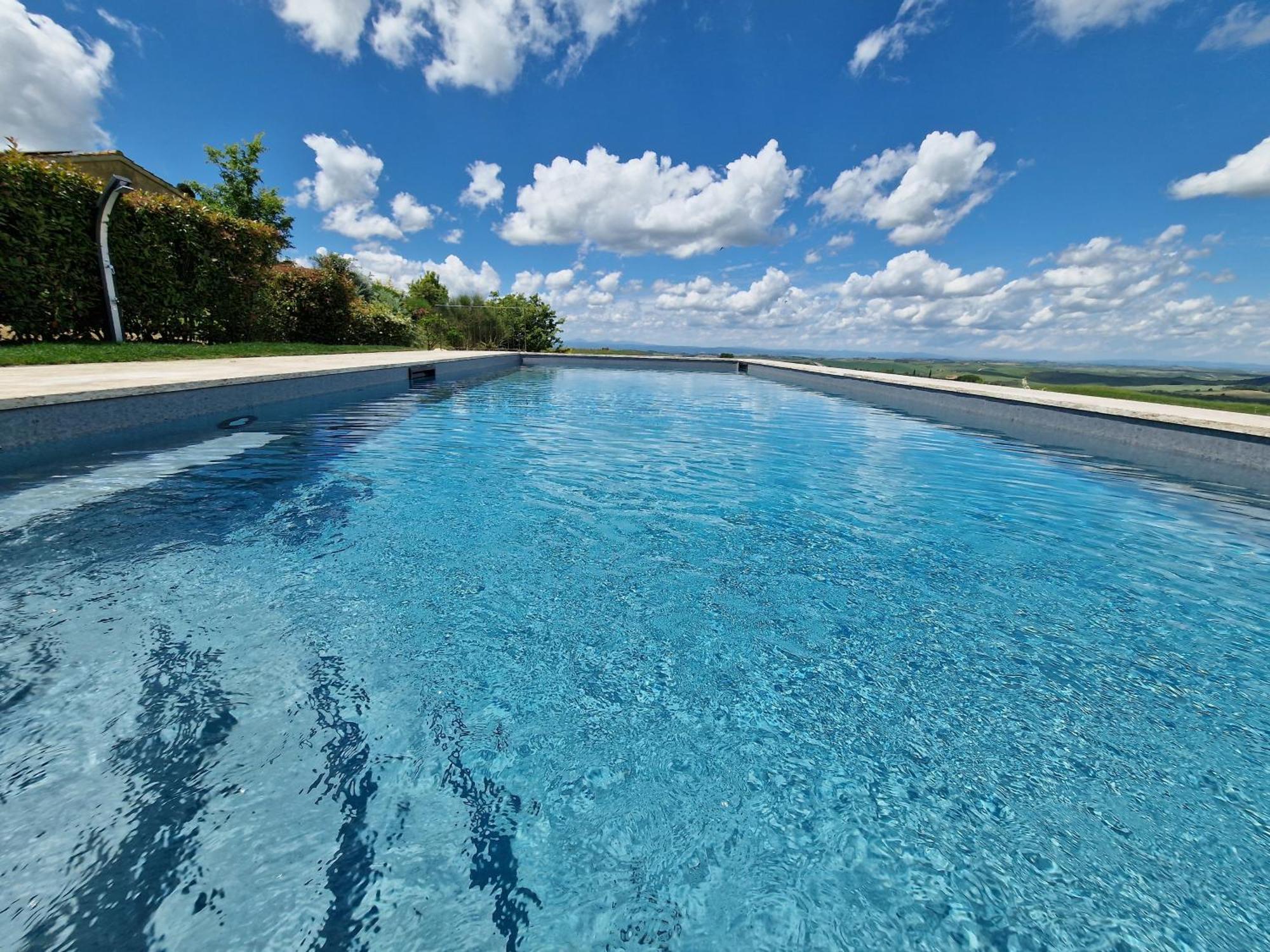 Villa I Cipressini Piscina Riscaldata Spa Toscana Pienza Buitenkant foto