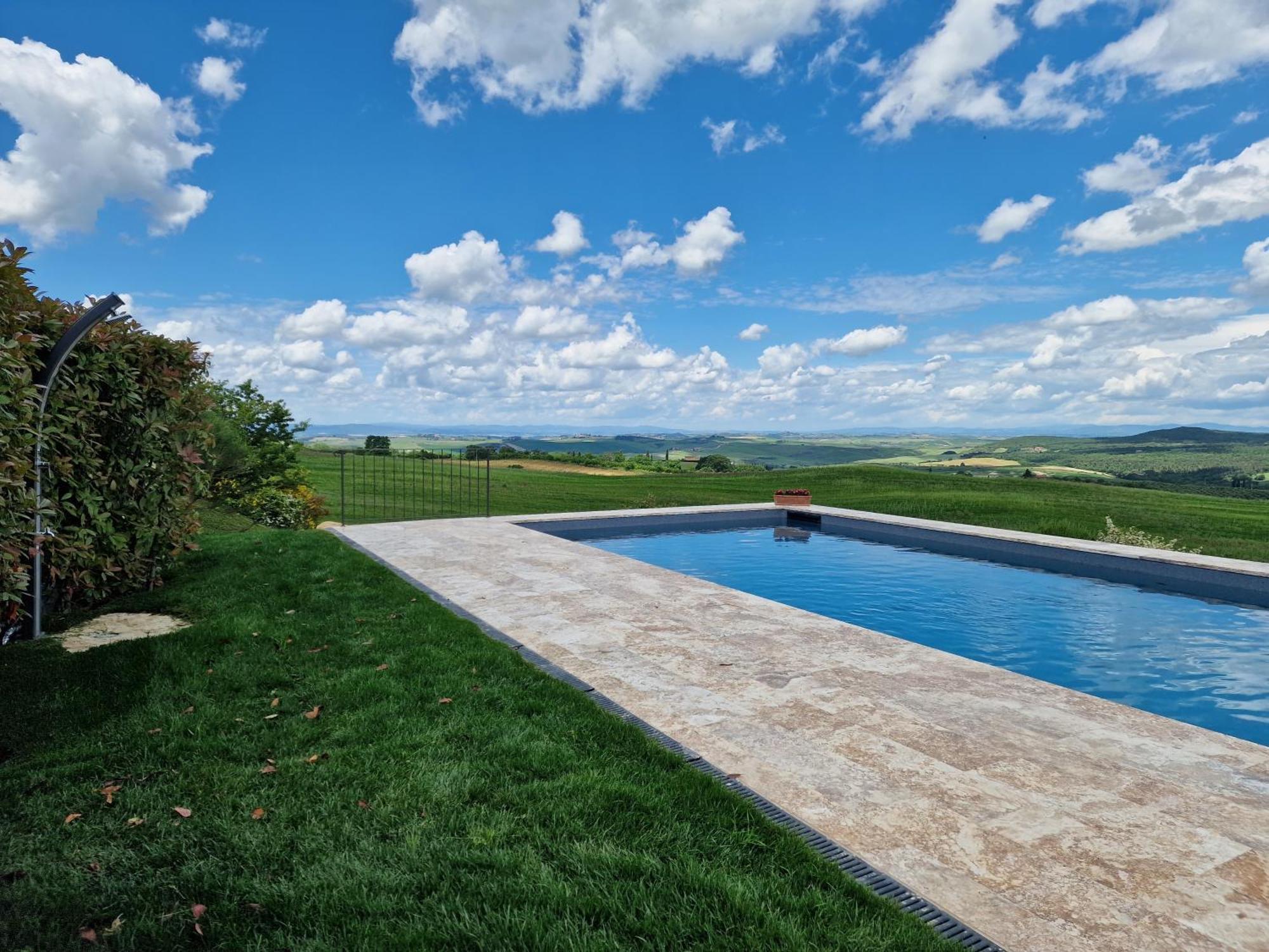 Villa I Cipressini Piscina Riscaldata Spa Toscana Pienza Buitenkant foto